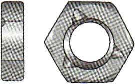 Hexagon All Metal Lock Nuts from ASP Ltd